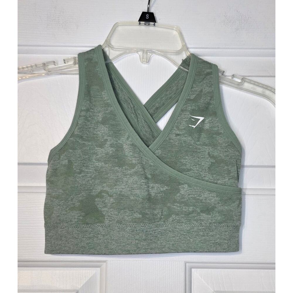 Gymshark Green Sports Bra Size‎ S